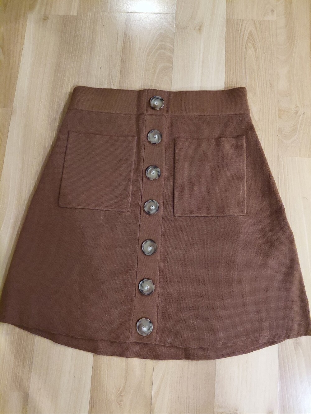 Sezane Louisa Skirt Hazelnut - Size XS